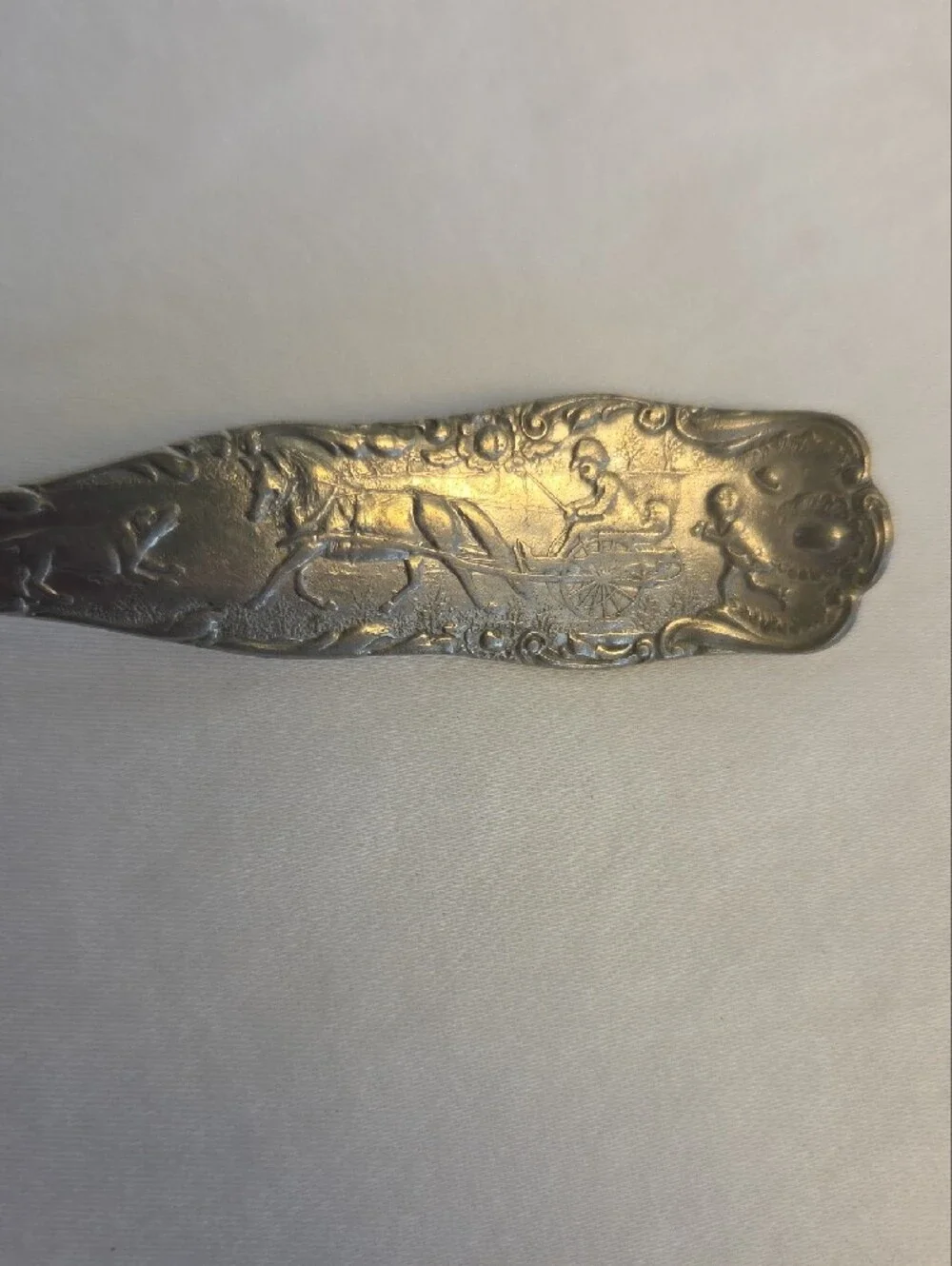 Antique Cuevee Silver Warranted Youth Knife & Fork Set